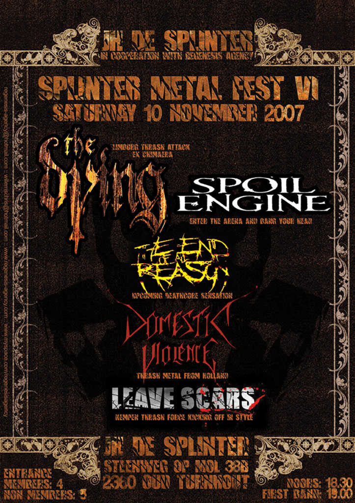 Splinter Metal Fest VI 10-11-2007